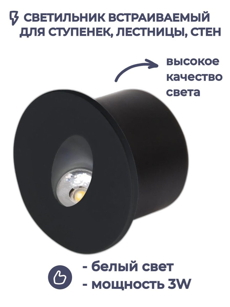 Horoz electric Встраиваемый светильник, LED, 3 Вт #1