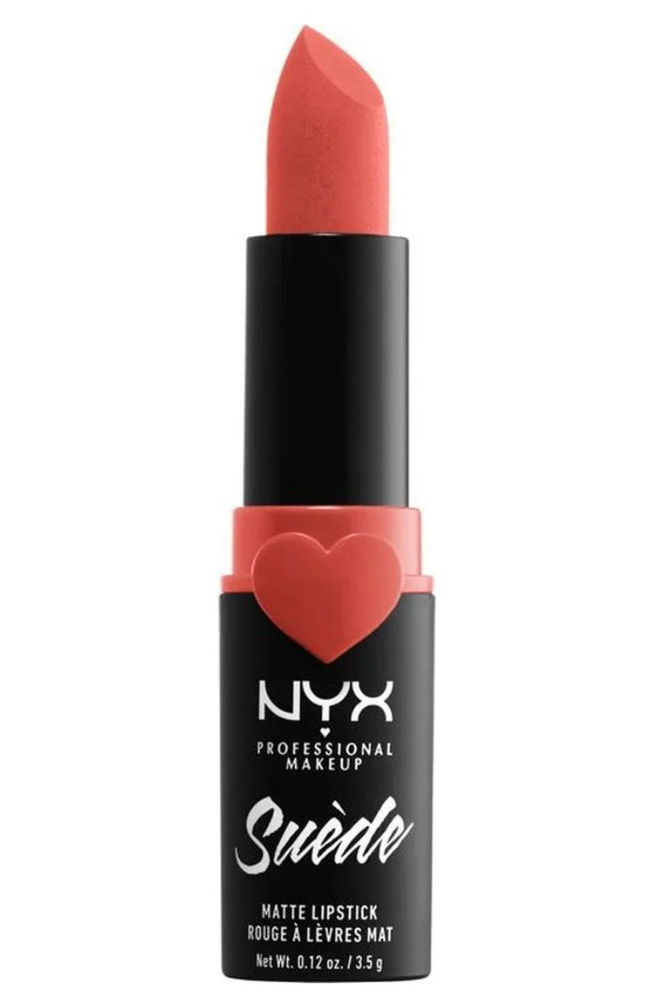 NYX Professional Makeup Помада для губ Suede Matte Lipstick, матовая, тон Orange county 29  #1