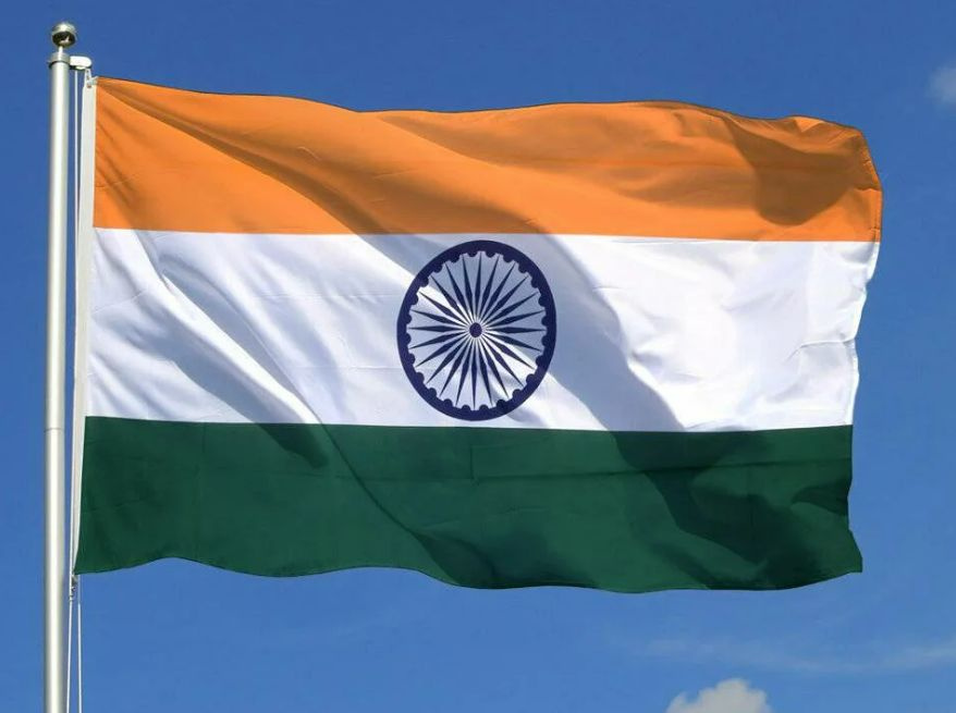 Флаг Индии 40х60 см #1