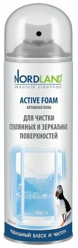 Nordland Active Foam Био-Активная пена для чистки стеклянных и зеркальных поверхностей 500 мл  #1