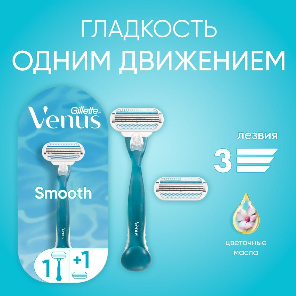 Бритва Gillette Venus с 2 сменными кассетами #1