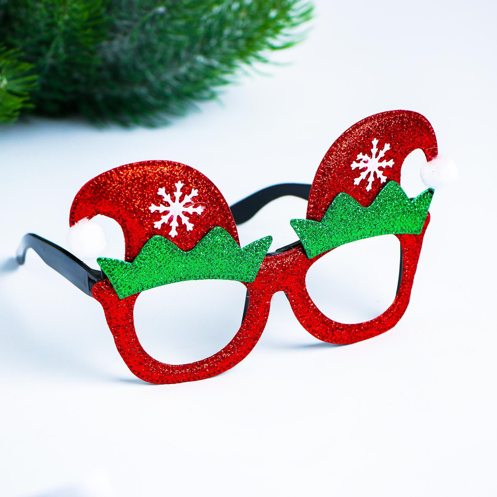 Карнавальные очки "Новогодние" #1