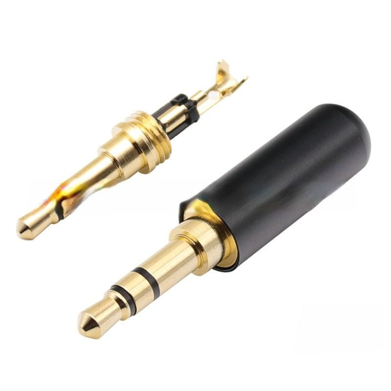 Аудио штекер, коннектор разъем Mini Jack 3.5мм, 3pin (Черный) - купить ...