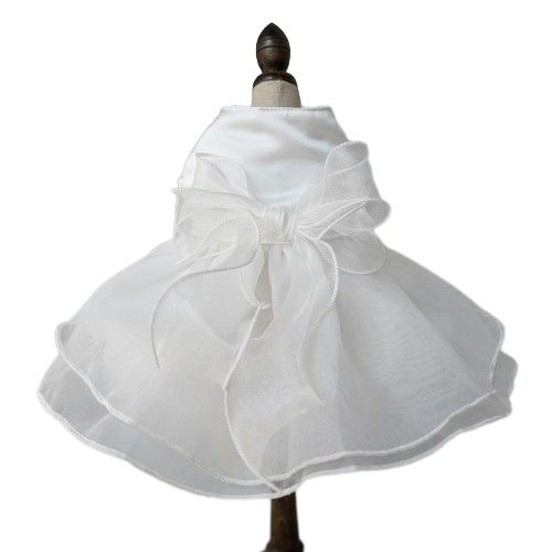 PA-SD Свадебное платье для собак, белое 