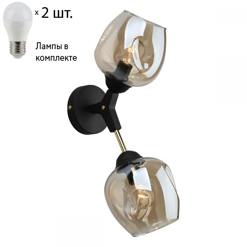 Бра с лампочками Omnilux OML-93701-02+Lamps #1