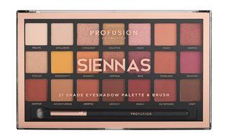 Тени для век Profusion Siennas 21 Shade Eyeshadow Palette #1