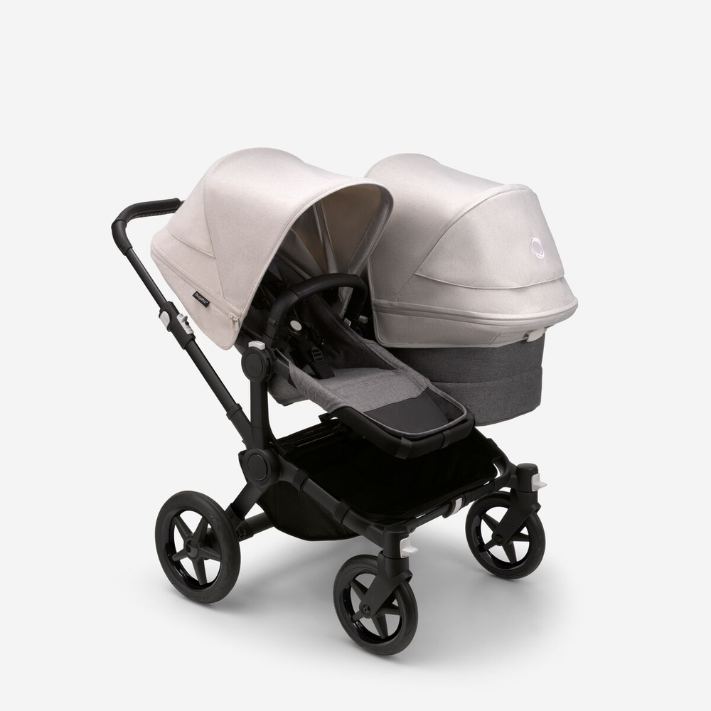 Коляска для погодок Bugaboo Donkey Duo 5 Misty white/grey melange/black #1