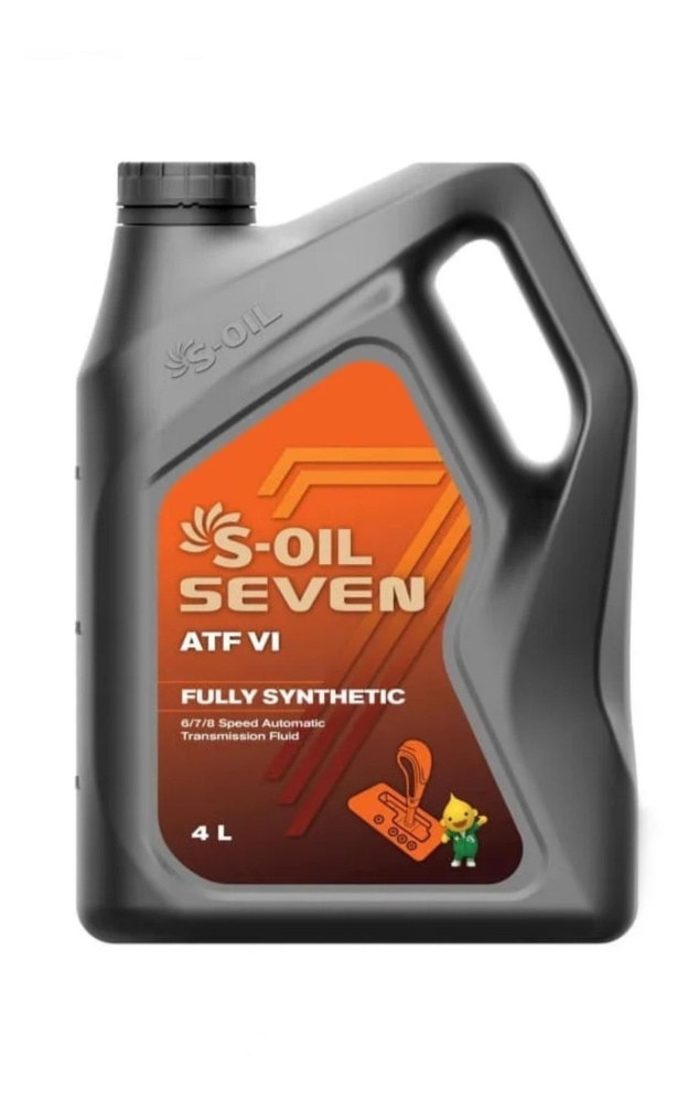 Масло трансмиссионное S-Oil Seven ATF VI 4л #1