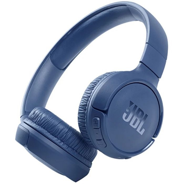 JBL Наушники беспроводные с микрофоном JBL Tune 510BT, Bluetooth, USB Type-C, синий  #1