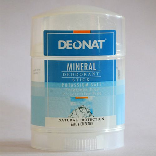 Дезодорант-Кристалл "ДеоНат", кристалл-минерал, чистый ,стик, плоский, вывинчивающийся (twist up), 70 #1