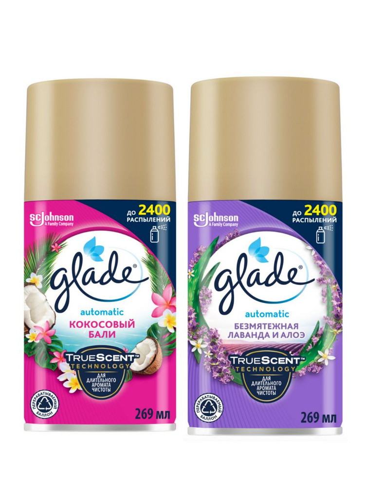 Glade сменный баллон Ассорти, 269мл, 2шт #1