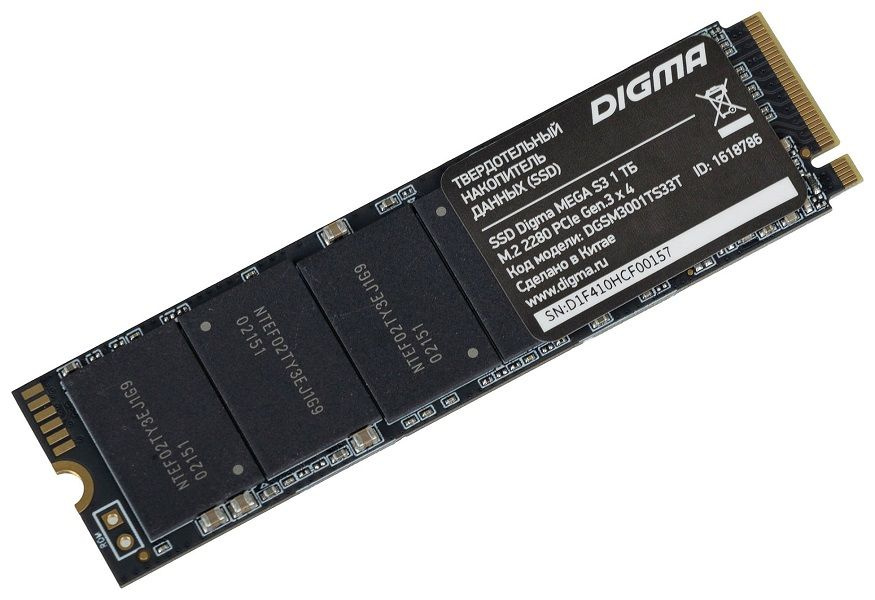 Digma 1 ТБ Внутренний SSD-диск DGSM3001TS33T (DGSM3001TS33T) #1