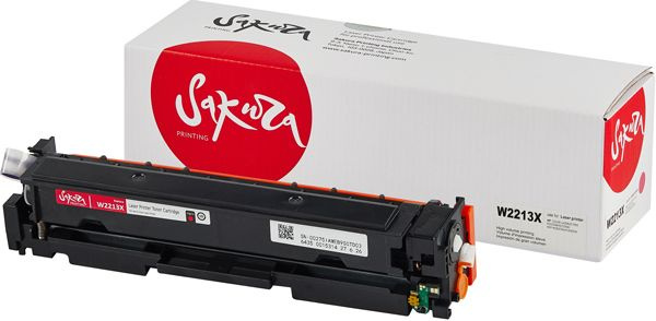 Картридж SAKURA W2213X (207X) пурпурный для HP LaserJet Pro M255/MFP M282/MFP M283 (SAW2213X) Ресурс #1