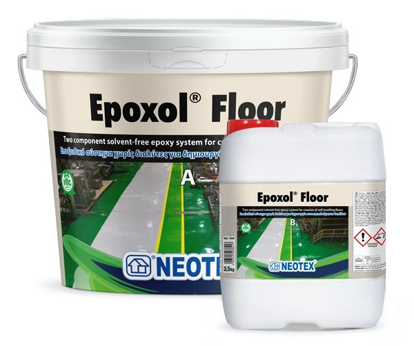 Epoxol Floor Ral 7040, 13.5кг Эпоксидный состав для создания высокопрочных полов  #1