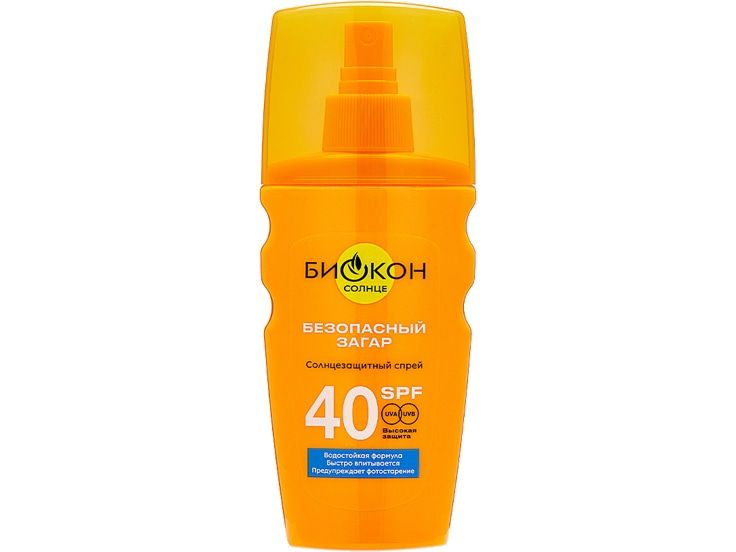 Солнцезащитный спрей для тела SPF 40 Биокон Sunscreen spray #1