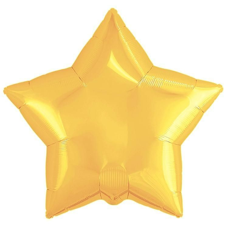 Воздушный шар, Весёлая затея, Звезда Light Gold пастель #1