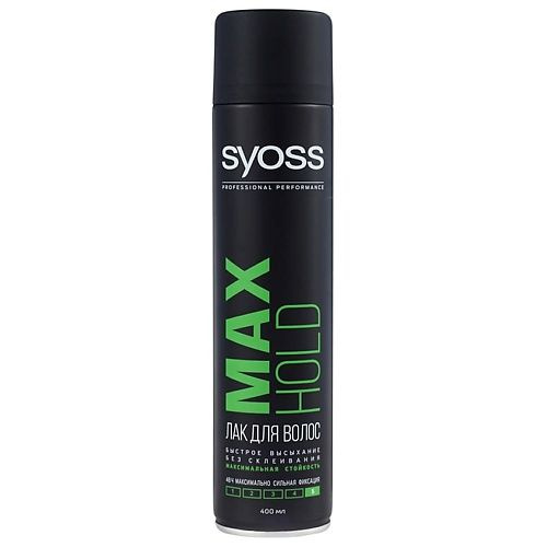 SYOSS Лак для волос Max Hold, 400 мл #1