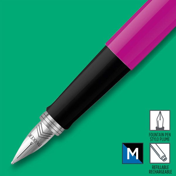 Ручка перьев. Parker Jotter Originals F60 (2096860) Magenta M сталь нержавеющая блистер  #1