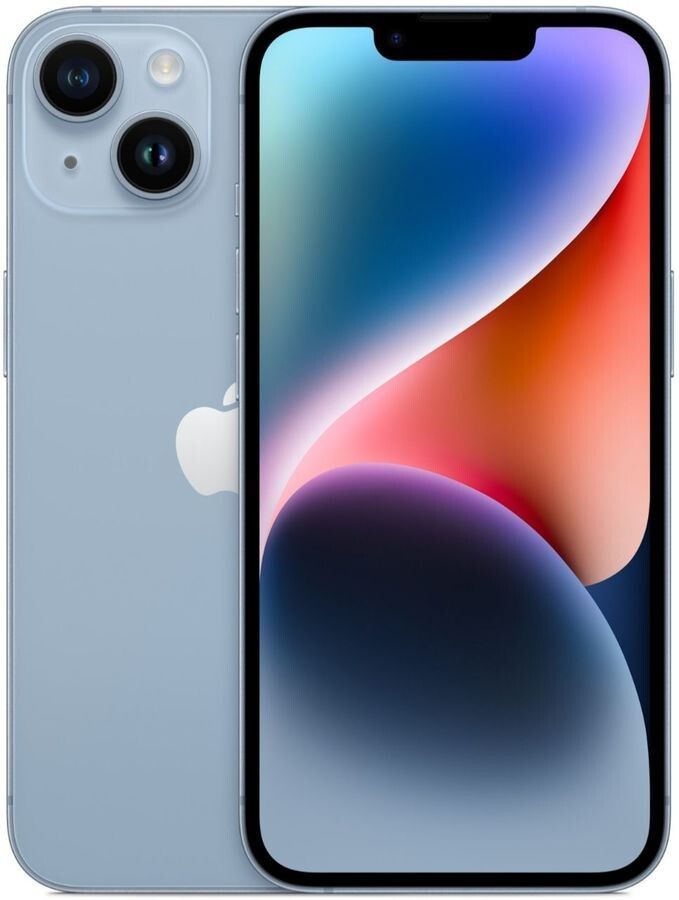 Apple Смартфон iPhone 14 128Gb голубой (MPVG3CH/A) 6/128 ГБ, голубой #1
