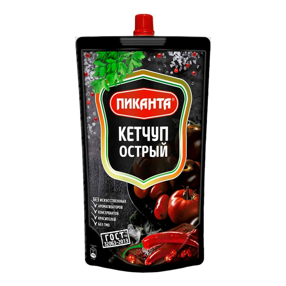 Кетчуп Пиканта Острый 280 г - купить с доставкой по выгодным ценам в ...