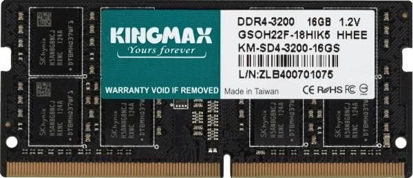 KINGMAX Оперативная память KM-SD4-3200-16GS 1x16 ГБ (KM-SD4-3200-16GS) #1
