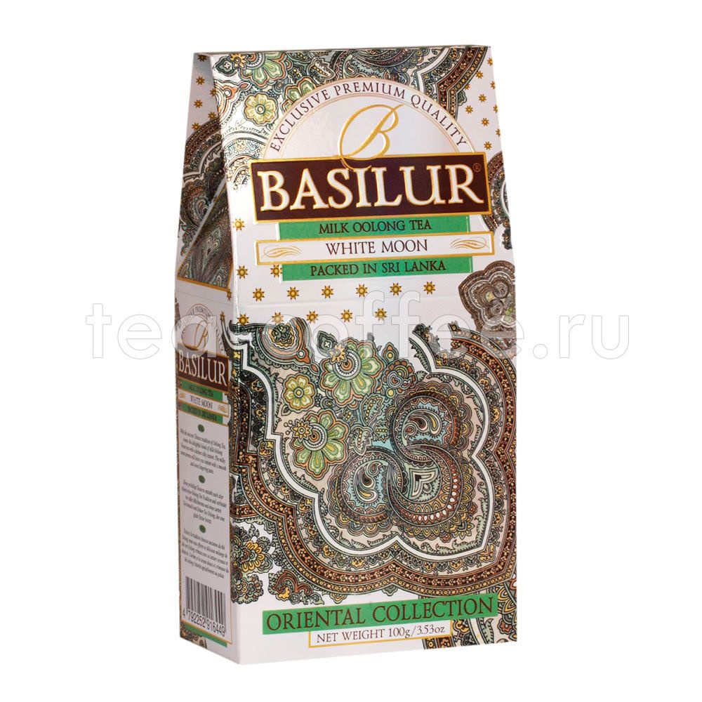 Чай зеленый листовой BASILUR WHITE MOON, 100 г , Шри-Ланка #1