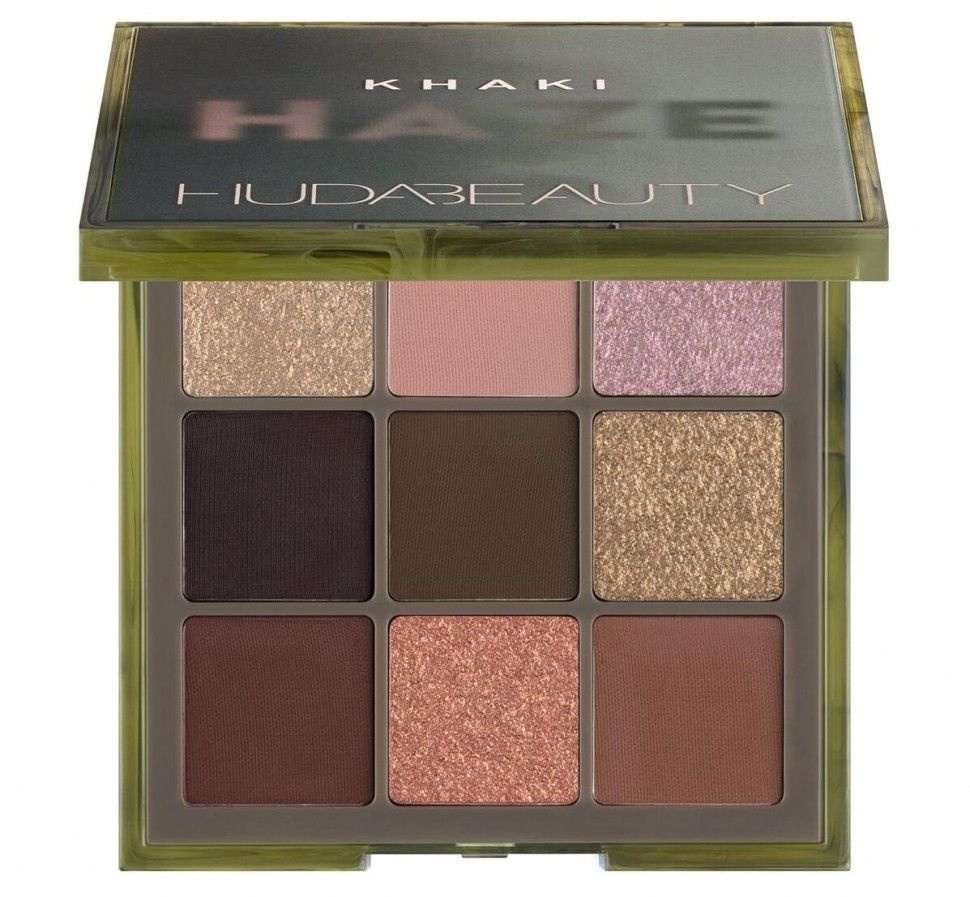 Палетка теней Huda Beauty Haze Khaki 5,8г #1