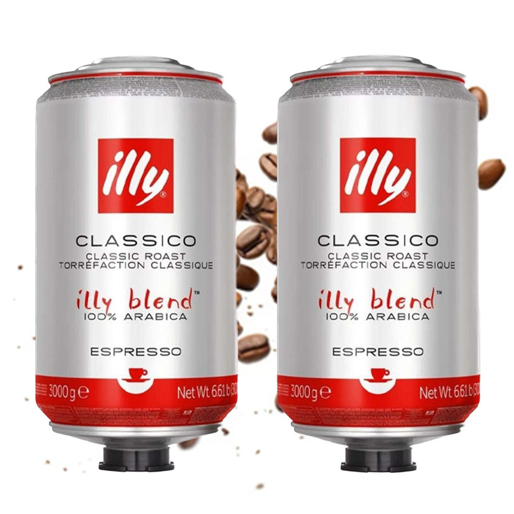 Набор зернового Кофе в ILLY Classico 3 кг x 2 шт, 6000г. #1