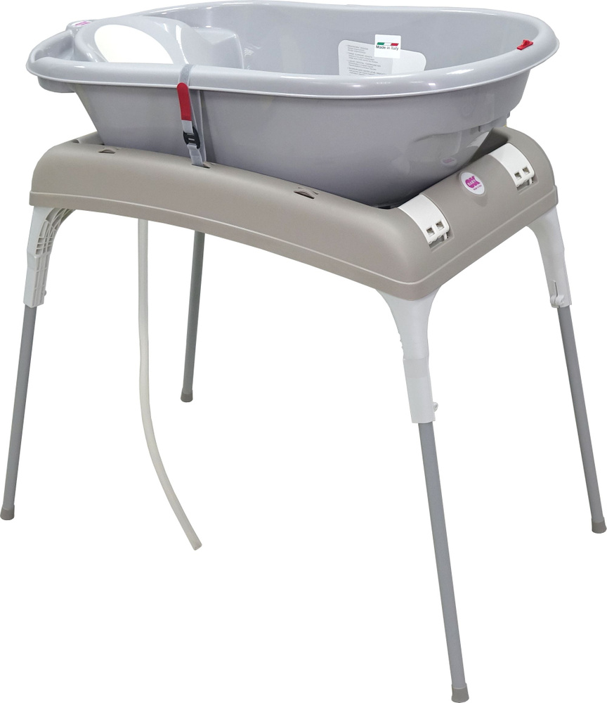 Комплект ванночка Ok Baby Onda Evolution+Подставка универсальная Серая  #1