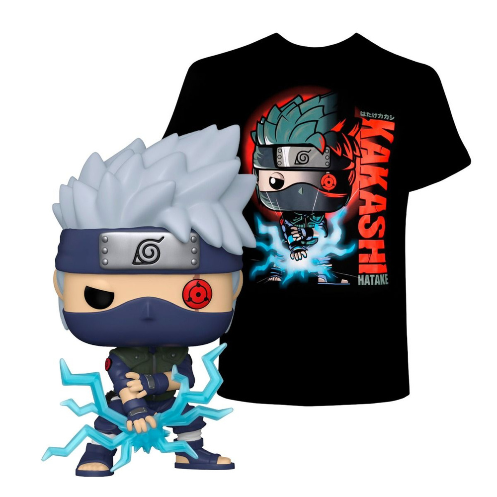 Фигурка Funko Pop!&Tee Naruto - Kakashi + футболка, размер S #1