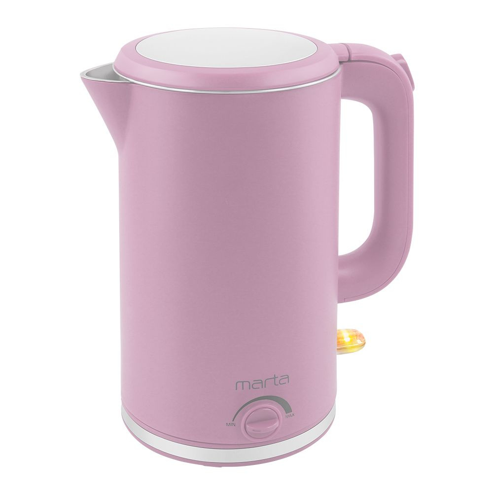 Электрический чайник MARTA MT-4557 / чайник- термос 2 в 1/ розовый опал  #1