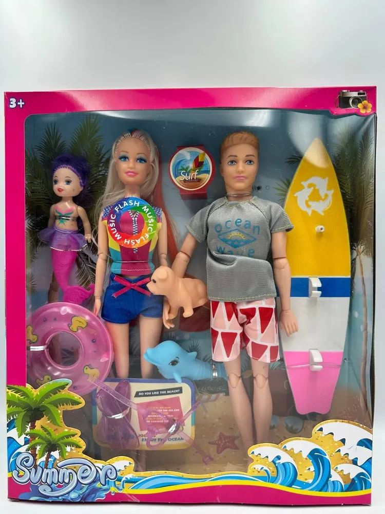 Игровой набор морские приключения вместе с Барби и Кен #1