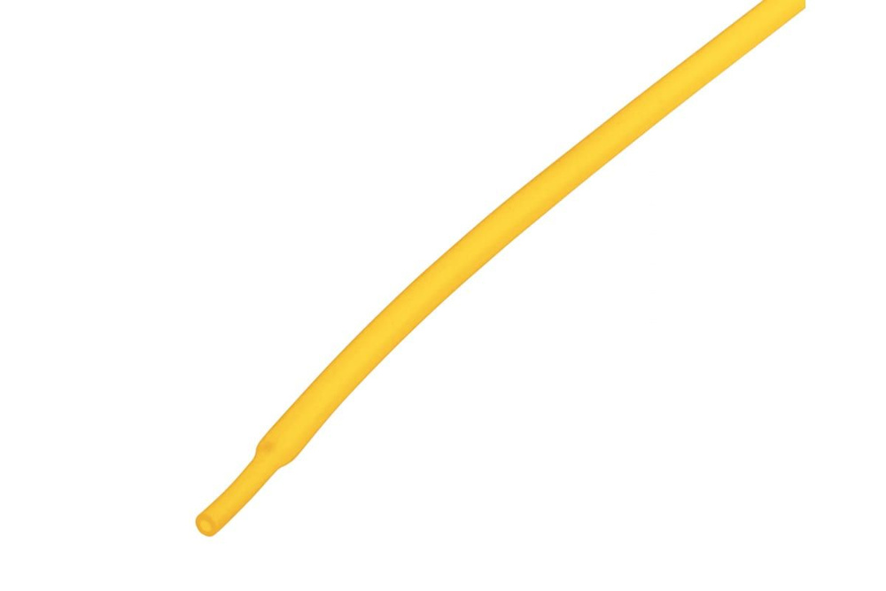 Трубка термоусаживаемая 2/1 мм желтая REXANT (комплект 2 шт) #1