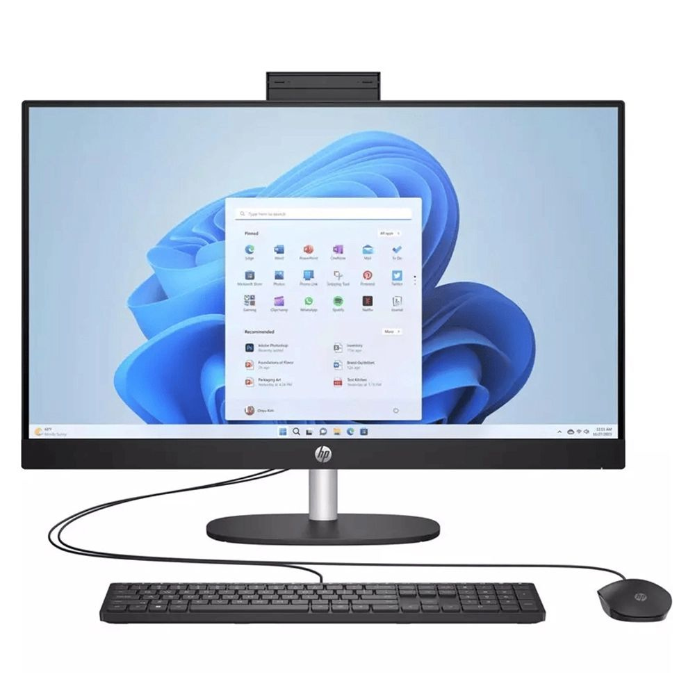 HP 27" Моноблок All-in-One 27-cr0018ci (AMD Ryzen 3 7320U, RAM 8 ГБ, SSD 512 ГБ, AMD Radeon Graphics, #1