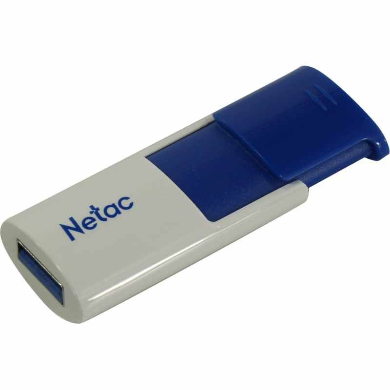 Netac USB-флеш-накопитель Флеш-память U182 Blue USB3.0 Flash Drive 128GB,retractable  #1