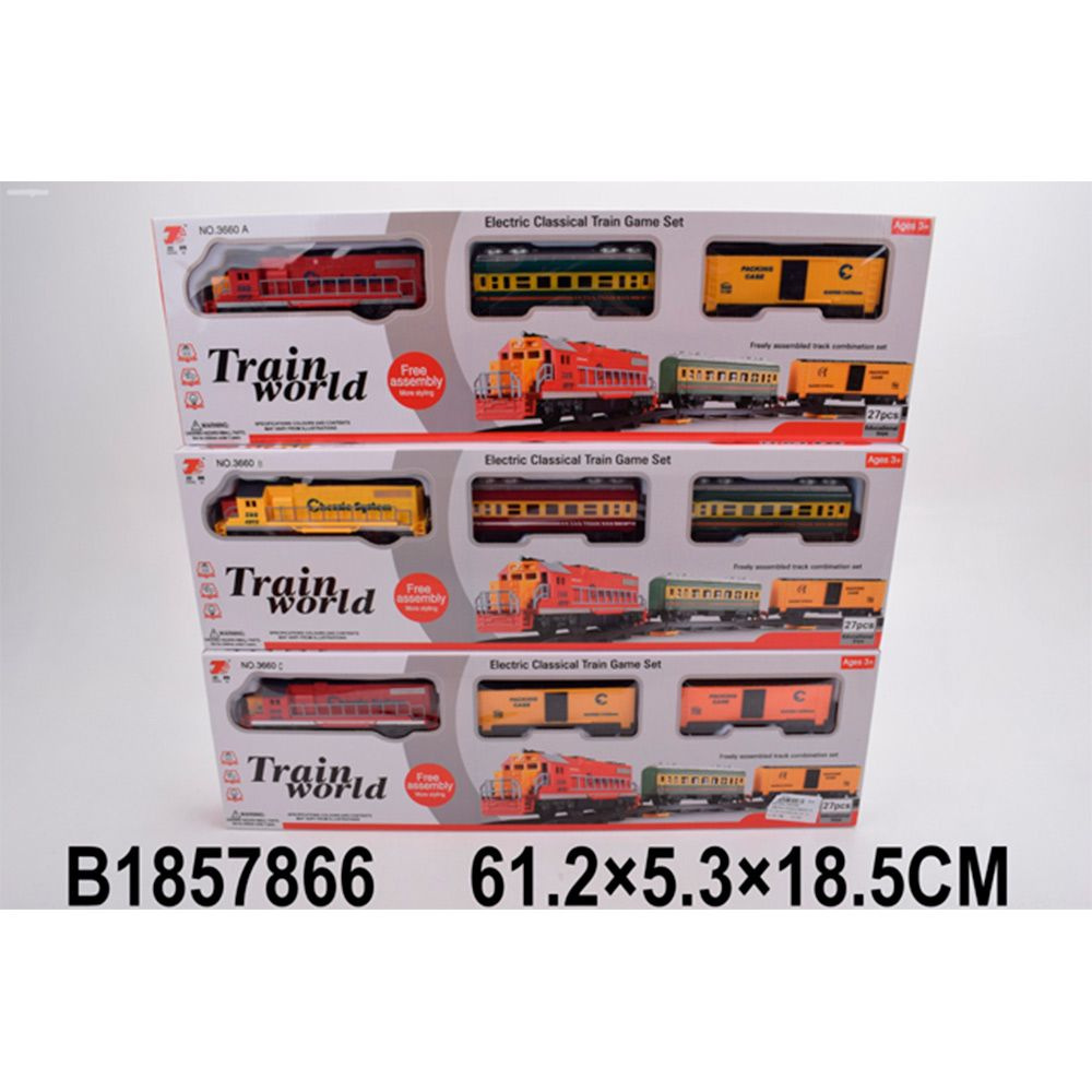 Железная дорога 3660ABC на батарейках в коробке #1