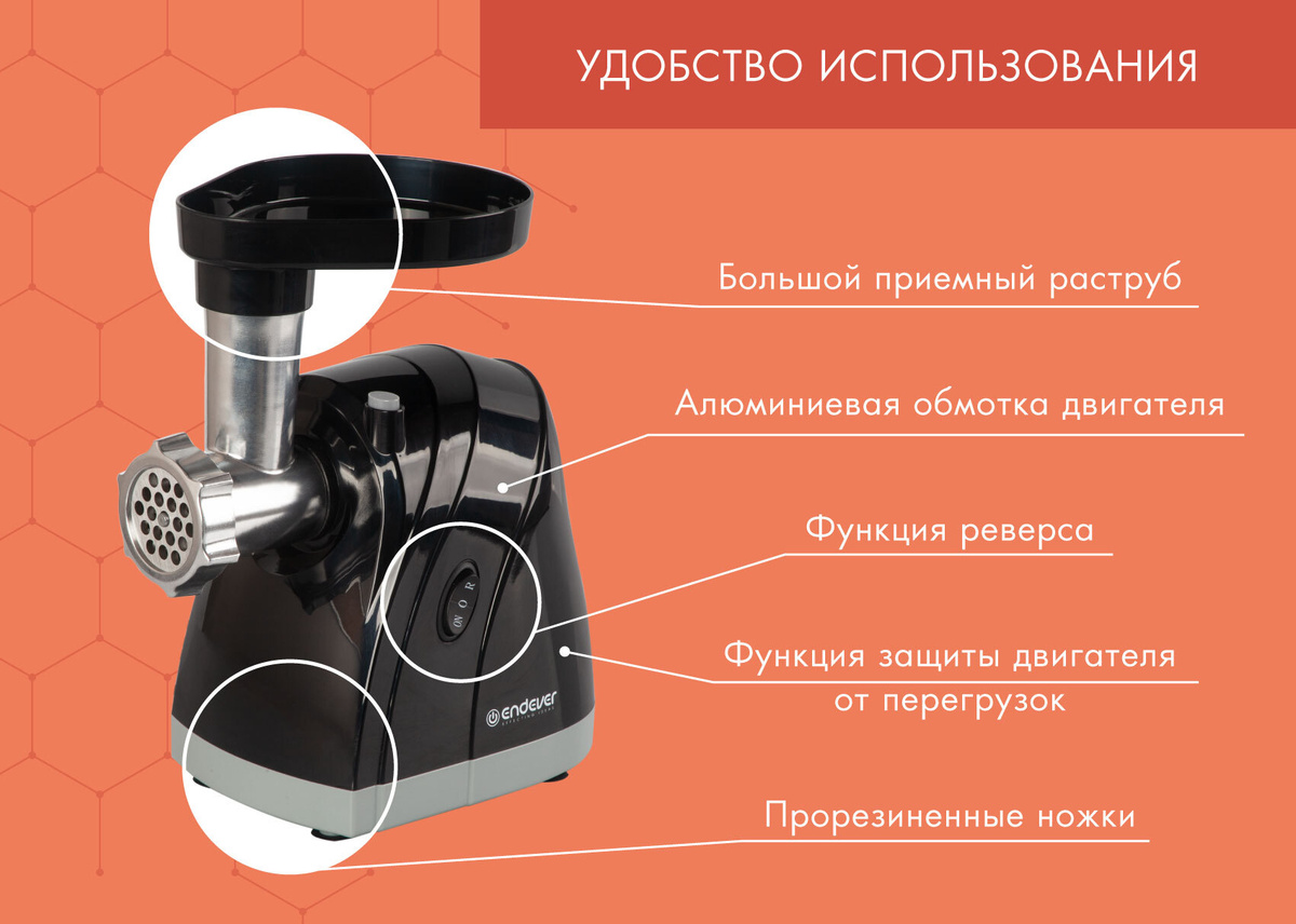 Мясорубка электрическая Endever Sigma-36