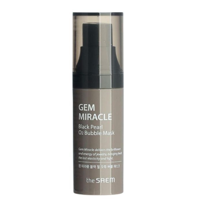 Маска The Saem Gem Miracle Black Pearl O2 Bubble Mask