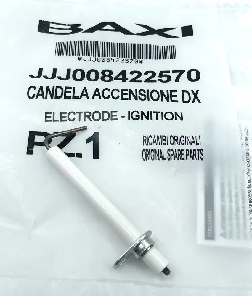 Запчасти и аксессуары для котлов BAXI Электрод розжига 8422570 - купить ...