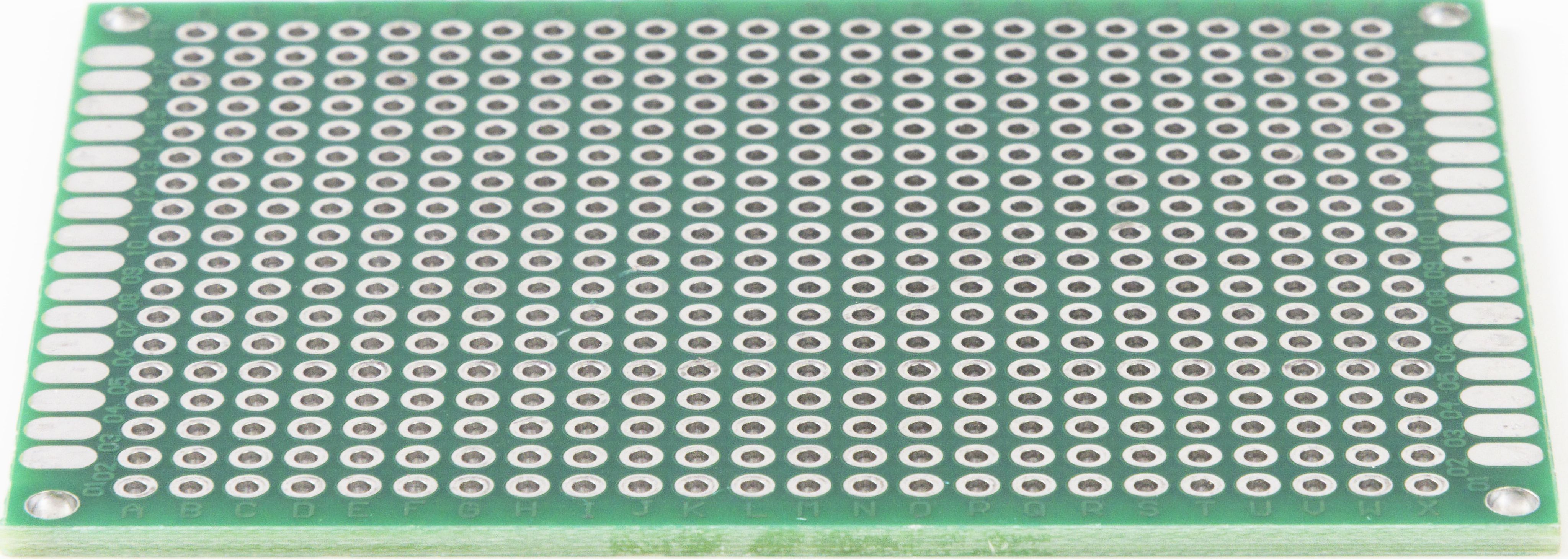 Печатная макетная плата 5 x 7 см двухсторонняя для пайки GSMIN PCB1 ...