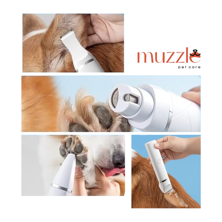 Машинка для стрижки собак, кошек Muzzle беспроводная. Триммер для ...