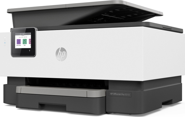 МФУ струйный HP Officejet Pro 9010 AiO (3UK83B) A4 Duplex WiFi USB RJ-45 белый/серый  #1