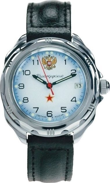 Мужские наручные часы Восток Командирские 211323 с гербом  #1