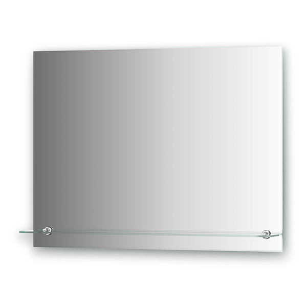 Зеркало настенное с фацетом и полочкой Attractive EVOFORM 80х60 см, для гостиной, прихожей, спальни, #1