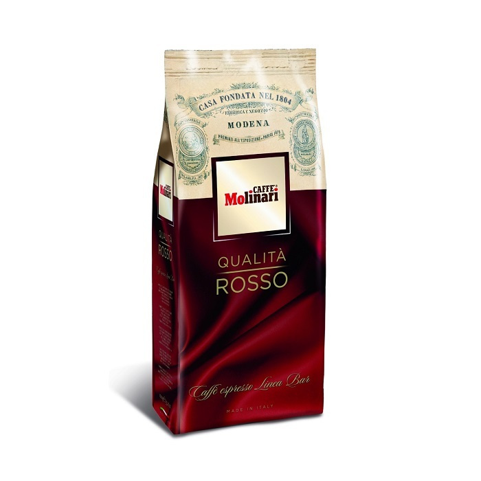 Кофе Caffe Molinari в зернах ROSSO РОССО упаковка 1кг #1