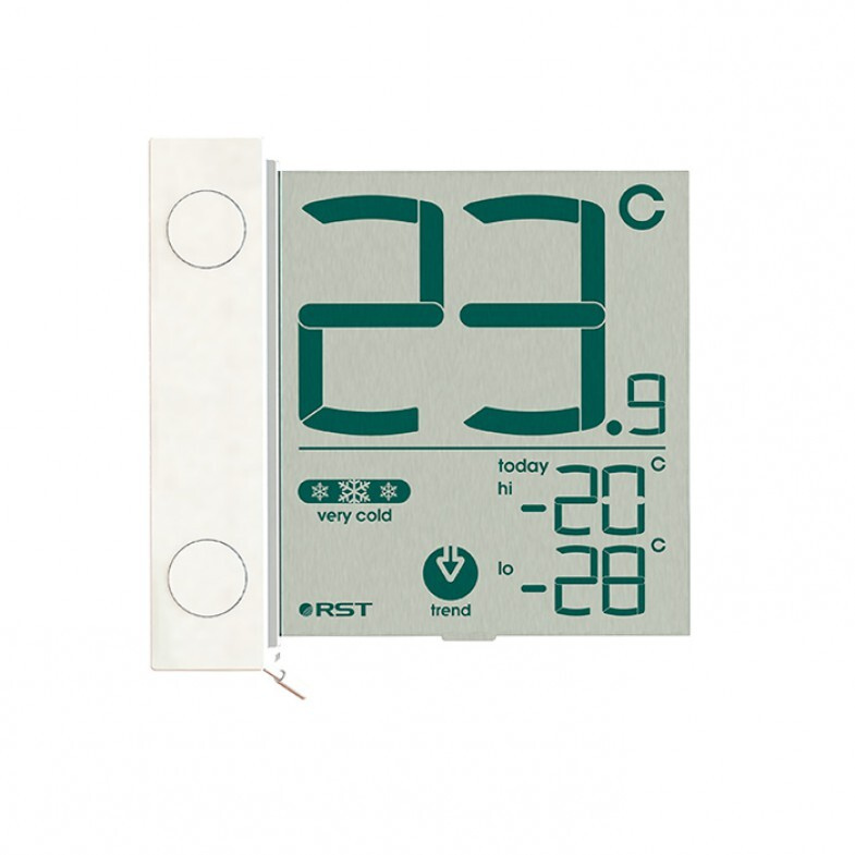 RST 01291 Цифровой оконный термометр на липучке #1