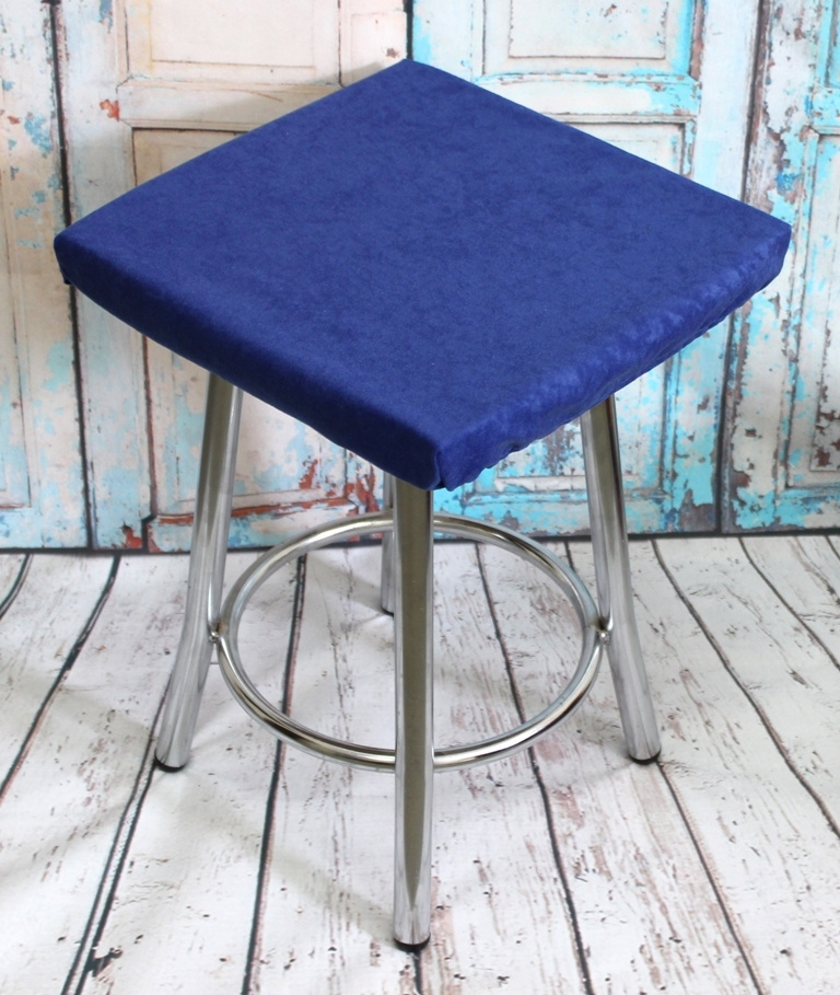 Подушка для сиденья МАТЕХ VELOURS CUADRO LINE 33х33 см. Цвет синий, арт. 30-928  #1