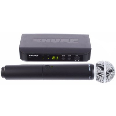 SHURE BLX24E/SM58-M17 вокальная радиосистема с ручным передатчиком SM58, динамическим кардиоидным, 662-686 #1