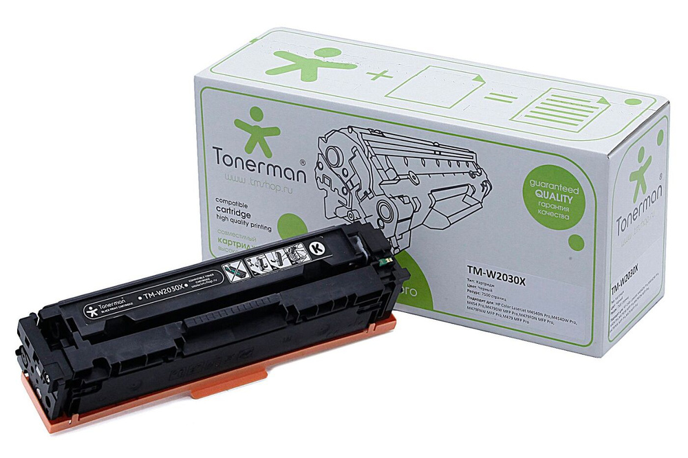 Картридж Tonerman W2030X 415X Без чипа для HP Color LaserJet M454, M454DN, M454DW Pro; M479, M479DW, #1