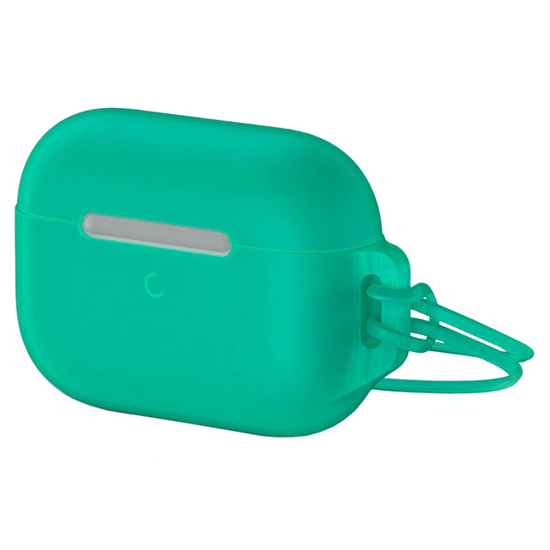 Защитный чехол Baseus Let's Go Jellly Lanyard для Apple AirPods Pro WIAPPOD-D06 Green  #1